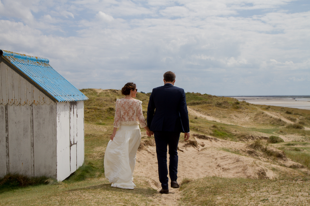 photographe mariage bohème normandie plage