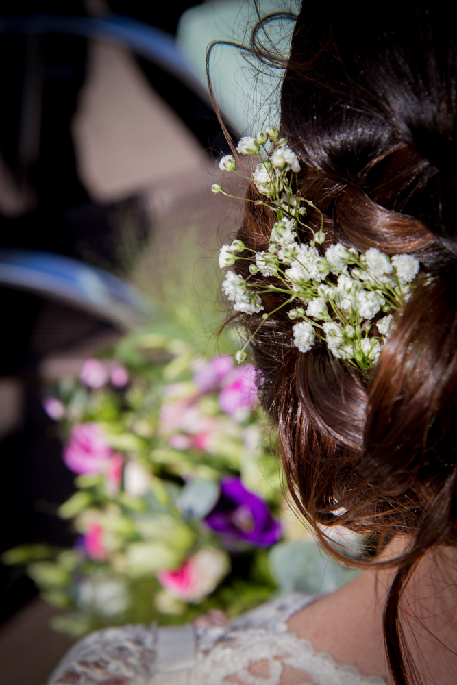 photographe mariage bohème normandie détails coiffure