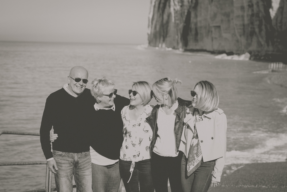 photographe de famille plage saint pierre en port en Normandie
