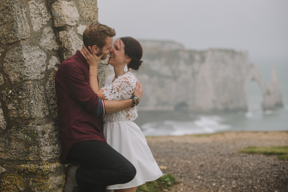 photographe de mariage à Etretat en Normandie